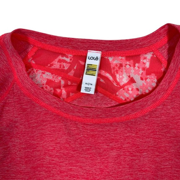 LOLE pink TOP long sleeve sz xl - Picture 15 of 16